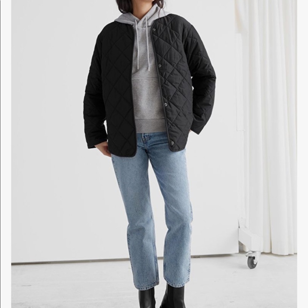 James Perse puff chore bomber quilted coat Sz. 3